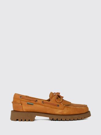 Sebago Ranger Muddy Nubuck Leather Boat Shoes with Rubber Sole