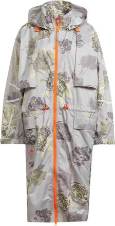 adidas (WMNS) adidas By Stella McCartney Sportswear Long Parka Asia Sizing Grey Orange IN3635