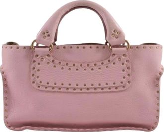 Celine Pre-owned Handbags, female, Pink, Size: ONE SIZE Pre-owned Vintage Tote Bag