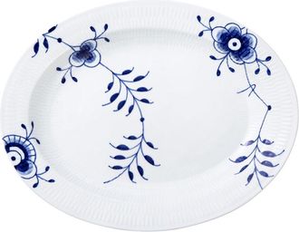 ROYAL COPENHAGEN Blue Fluted Mega Oval Platter