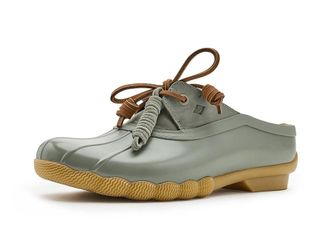 Sperry Top-Sider Saltwater Womens Lace-up Boots Olive 5 : 9.5 M (B), Rubber