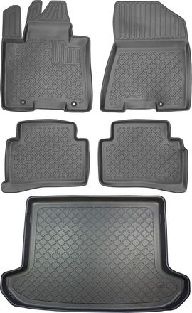OEM Juego De Alfombrillas Para Coche Y Maletero Para Kia Sportage Iv Suv Desde Enero De 2016