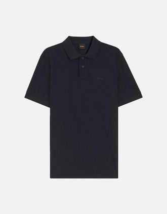 HUGO BOSS Mens Boss Prime Cotton Piqu&eacute; Polo - Navy - Size: 42