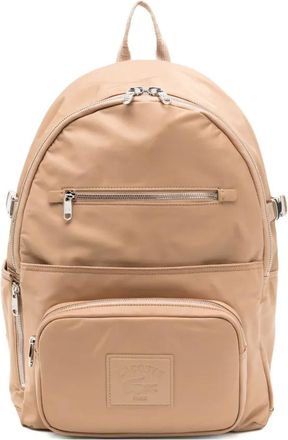 Lacoste Zaino con placca logo - Marrone
