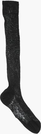 Dsquared2 Long Solid-Color Socks with Contrast Logo size M