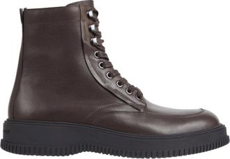 Tommy Hilfiger Cocoa Everyday Class Termo Boot - Heren - Veterlaarzen - Bruin - 44 EU - Leer - Schoenen