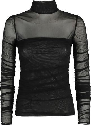 Federica Tosi T-shirt con collo rialzato - Nero