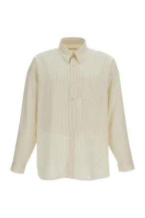 Sunflower Beige Relaxed Stripes Shirt