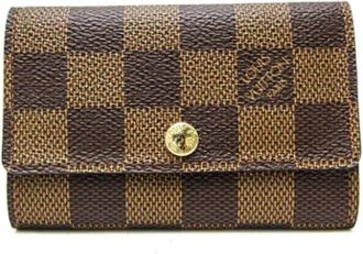 Louis Vuitton Pre-owned Fabric key-holders - Dames - Vintage Accessoires - Bruin - ONE Size - Vintage
