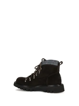 Fratelli Rossetti Suede Lace-Up Boot - Brown