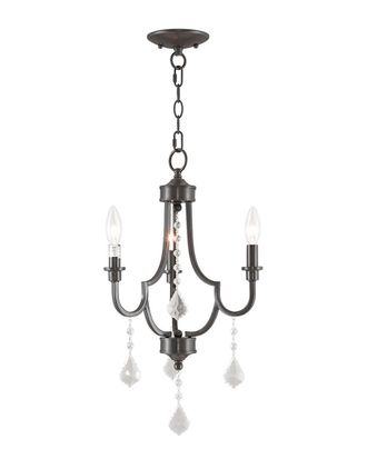 Livex Lighting Livex Glendale 3-Light English Bronze Mini Chandelier