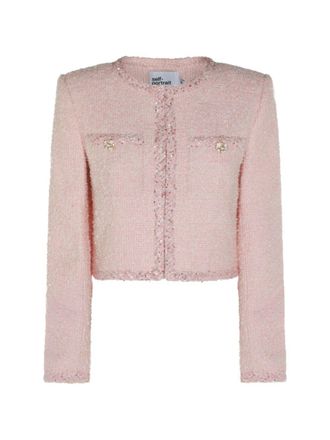 Self Portrait Kurze Jacke Self Portrait aus Boucl&eacute;