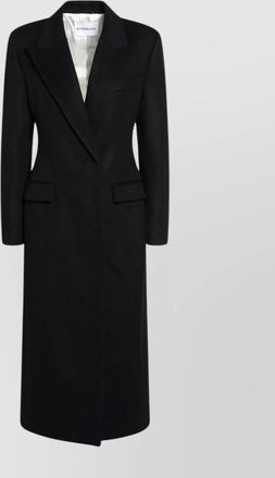 Givenchy tailored long coat flap pockets