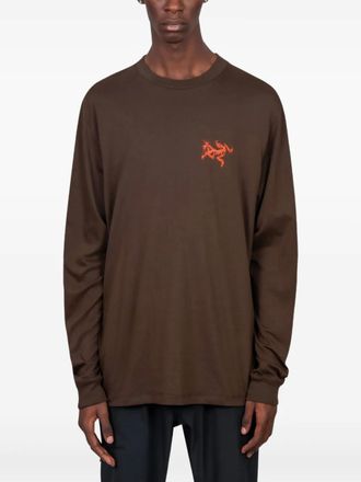 Arc'teryx Kragg Bird Tile cotton T-shirt - men - Supima Cotton - L - Brown