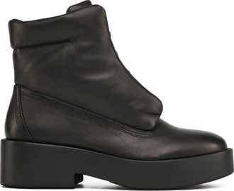 J/Slides Darina Leather Mid Boot in Black at Nordstrom, Size 6.5