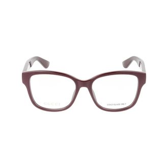 Gucci Gg1340O Eyeglasses - female - Gucci - Glasses - Red - 54 MM - Accessories
