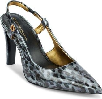 DKNY Donna Slingback Pointed Toe Pump in Grey at Nordstrom, Size 7.5