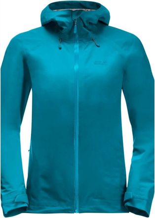 Jack Wolfskin Dames/Dames Highest Peak 3L Jas (Blauw)