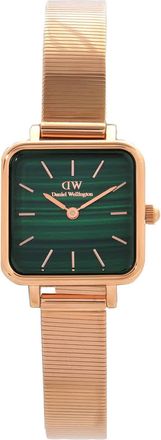 Daniel Wellington Quadro Studio Quartz Green Dial Ladies Watch DW00100520