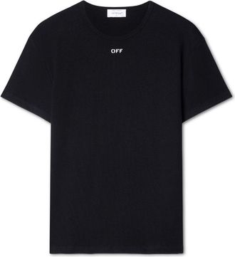 Maglia off white nera 2025