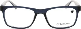 Calvin Klein CK20535 Rectangular Acetate Eyeglasses - Navy