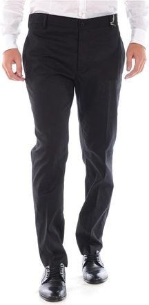 Daniele Alessandrini Jeans - Heren - Nette broeken - Zwart - 2XS - Katoen - Broeken