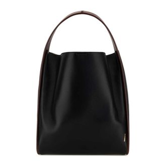 Jil Sander Handbags, female, Black, Size: ONE SIZE Pivot Tote