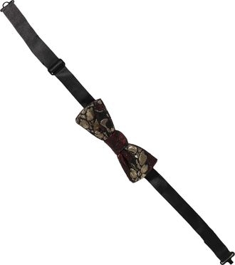 Dolce & Gabbana Floral Jacquard Bow Tie - Multicolor