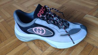 Gucci Multicoloured Ultrapace Sneakers Size 38