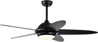 Costway 52 Inch Ceiling Fan with Lights and 3 Lighting Colors-White
