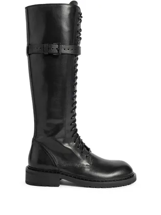 Ann Demeulemeester Danny combat boots - Black