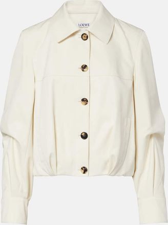 Loewe Cotton and silk blouson jacket