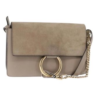 Chlo&eacute; Pre-owned Borsa a spalla in pelle scamosciata - - Pre-owned - Donna - Beige - ONE SIZE