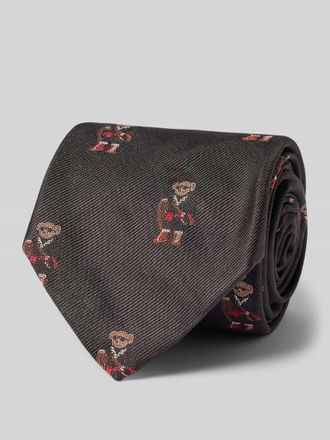 Polo Ralph Lauren Krawatte aus reiner Seide in Black, Gr&ouml;&szlig;e 1