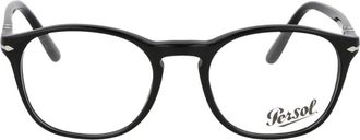 Persol Glasses, male, Black, Size: 50 MM Stylish Optical Glasses 0Po3007V