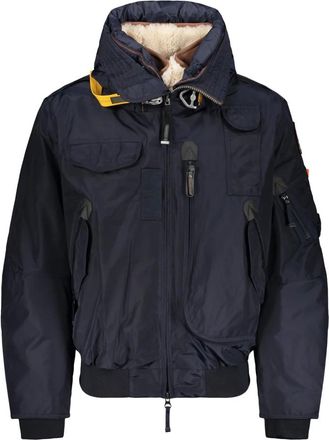 Parajumpers Chaqueta de Invierno con Capucha e Inserciones de Piel - Jackets - Hombre - Azul - 2XL