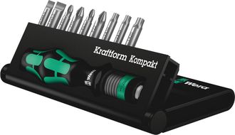 Wera Kraftform Kompakt 10 Atornillador Negro Y Verde