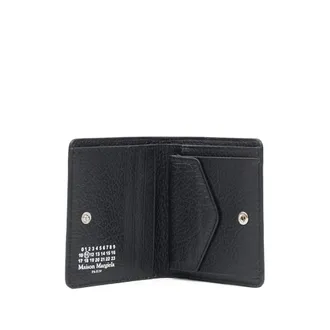 Maison Margiela Grained Calf Leather Wallet - Black