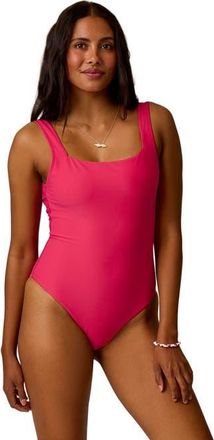 Carve Designs Skye Compression One Piece in Watermelon at Nordstrom, Size X-Large