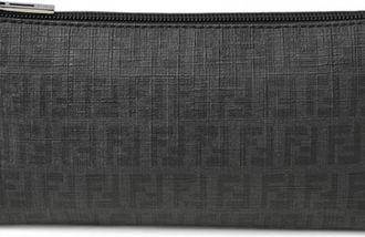 Fendi Zucchino Black Zucchino Pouch (Pre-Owned)