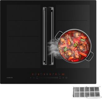 Klarstein Klarstein Chef-fusion Down Air System Placa De Inducci&oacute;n + Campana Extractora 60cm 600 M&sup3;/h De Rendimiento De Extracci&oacute;n De Aire Eec A