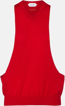 Versace Knitted cotton top