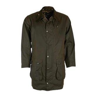 Barbour Jassen, Heren, Groen, 4Xs, Katoen, Classic Northumbria Waxed Jacket Olive