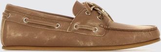 Gucci Mocassino da barca in pelle usurata