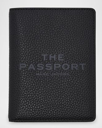Marc Jacobs Pebble Leather Passport Holder
