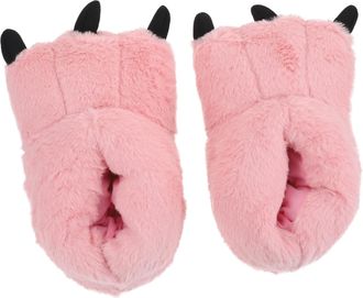 Yardwe Cartoon Style Slipper Lovely Claw Slippers Home Warm Plush Winter Shoes Winter Supple Cartoon Style for Women