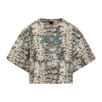 Pinko T-Shirts, female, Multicolor, Size: XS Terni T-shirt