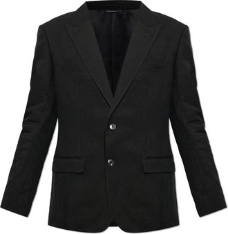 Dolce & Gabbana Blazer con revers aperti - - Jackets - Uomo - Nero - M