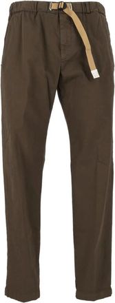 White Sand Pantal&oacute;n largo de gabardina - Trousers - Hombre - Verde - XL