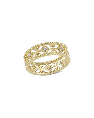 Rina Limor 14K 0.1 Ct. Tw. Diamond Lace Anniversary Ring